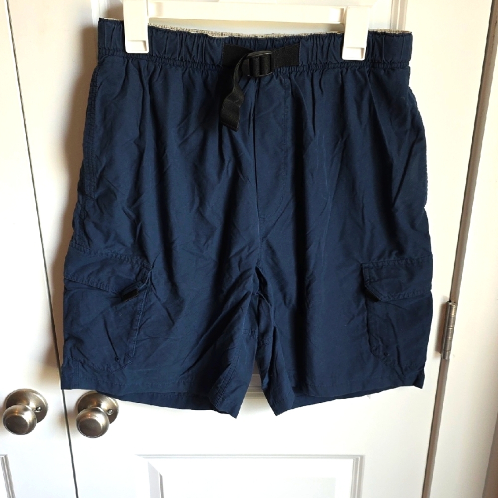 Columbia Blue Cargo 9" Swim Trunks Size Men's Medium